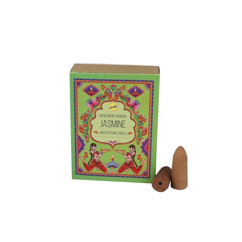 Conos Aromáticos Backflow SREE VANI Jazmín – Caja 10