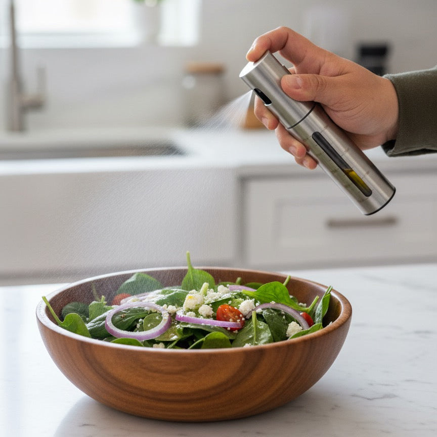 Aceitero Spray de Acero Inoxidable 100 ml – Marley Harmony | Precisión y Estilo en tu Cocina