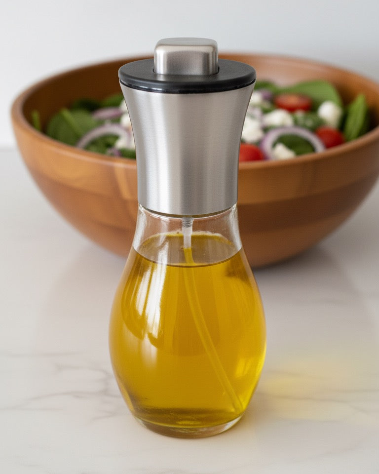 Aceitero Spray de Vidrio 200 ml – Marley Harmony | Precisión y Estilo Moderno para tu Cocina