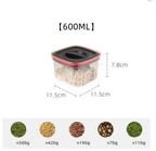 Set de 5 Tarros Herméticos con Cierre Giratorio – Marley Harmony | Orden y Frescura Natural