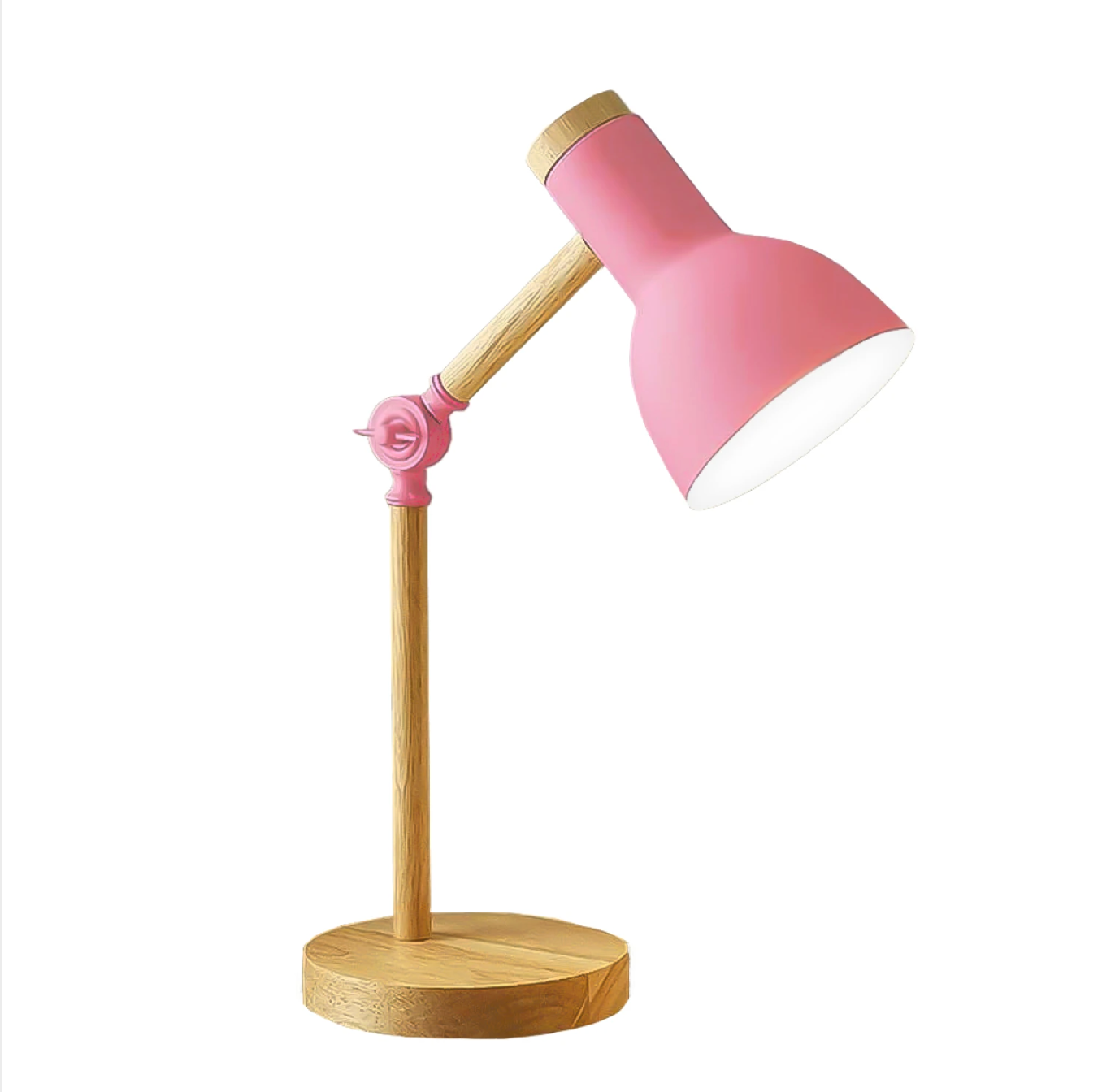 Lámpara de Escritorio Marley Harmony ILU011 – Brazo Articulado | Nórdica | E26/E27 Rosa