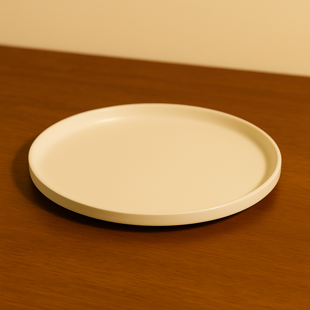 Plato de Postre de Cerámica Blanco Nilo Marley Harmony 20 cm – Postres, Tortas y Meriendas