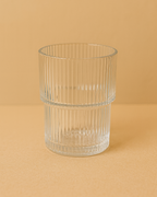 Vaso de Vidrio Bajo Estriado Line Marley Harmony 280 ml – Agua, Whisky y Cócteles