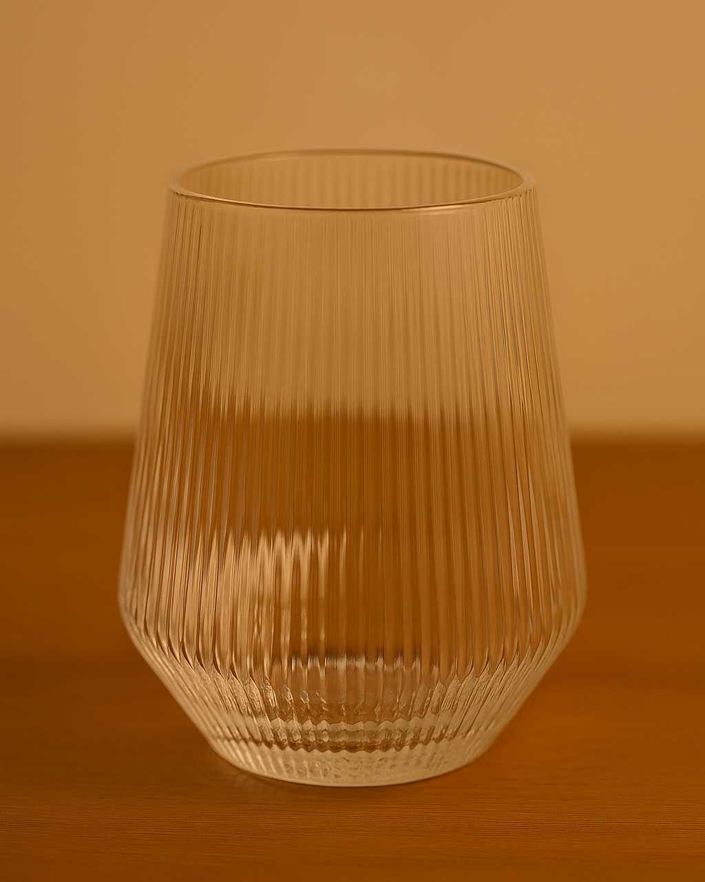 Copa de Vidrio Estriado Line Marley Harmony 300 ml – Vino, Agua y Cócteles