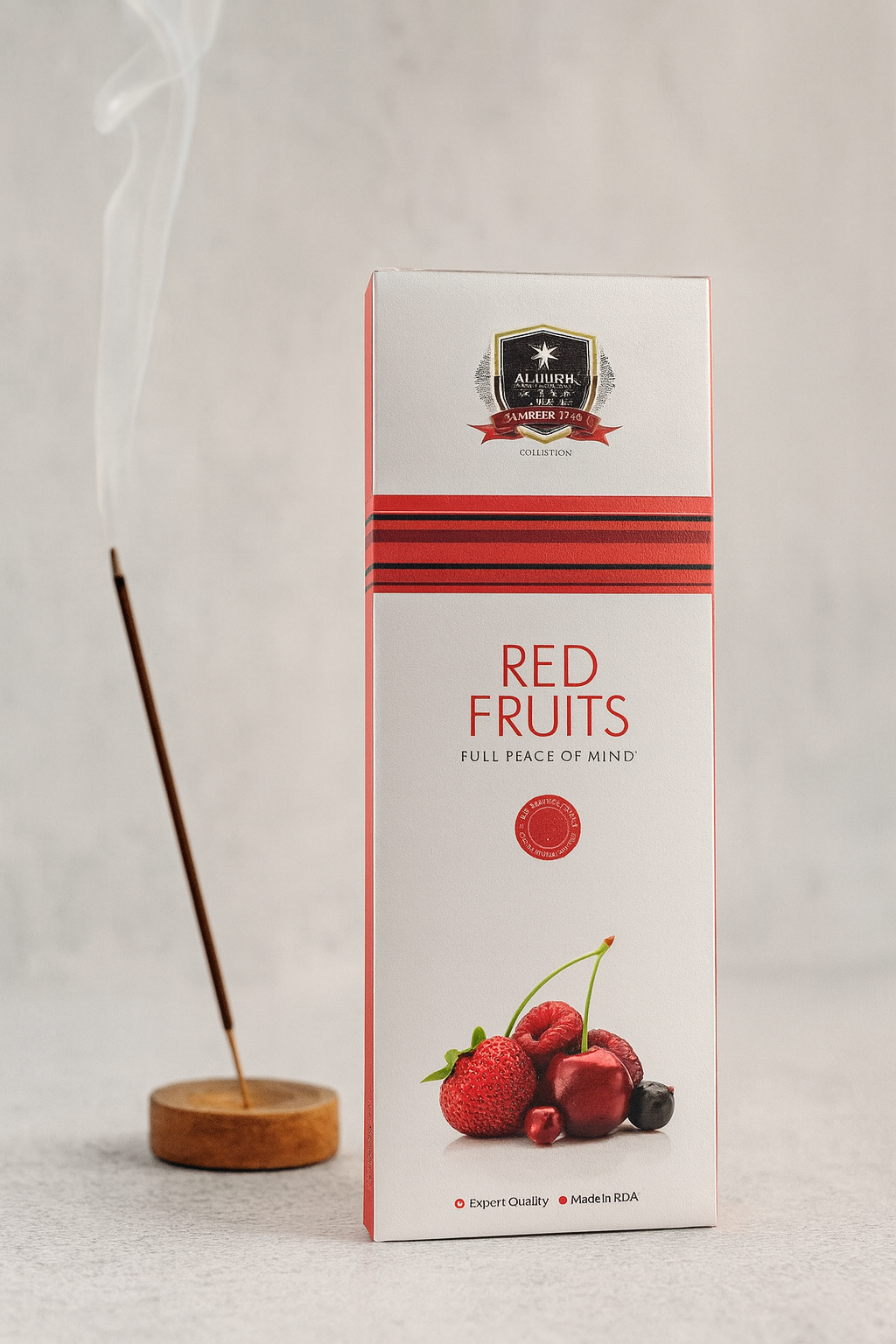 Incienso ALAUKIK Frutos Rojos – Caja 90 g