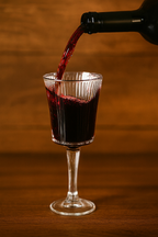 Copa de Vino de Vidrio Estriado Marley Harmony 250 ml – Tinto, Blanco y Rosado