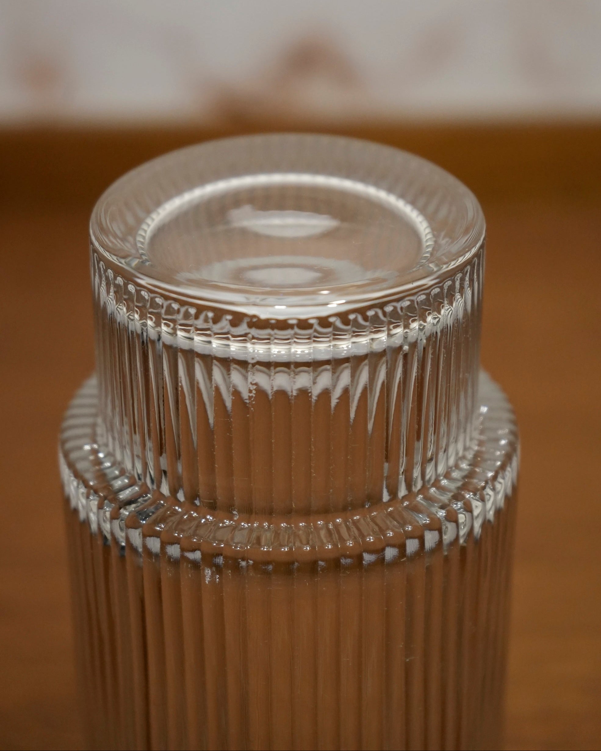 Vaso de Vidrio Alto Estriado Line Marley Harmony 350 ml – Agua, Jugos y Cócteles