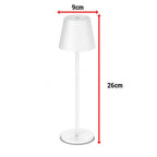 Lámpara de Escritorio LED Recargable – Marley Harmony  | Luz Regulable & Batería 9–48 h Blanco