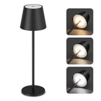 Lámpara de Escritorio LED Recargable – Marley Harmony  | Luz Regulable & Batería 9–48 h Negro