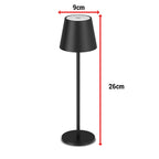 Lámpara de Escritorio LED Recargable – Marley Harmony  | Luz Regulable & Batería 9–48 h Negro