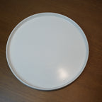 Plato de Mesa de Cerámica Blanco Rin Marley Harmony – Vajilla Minimalista