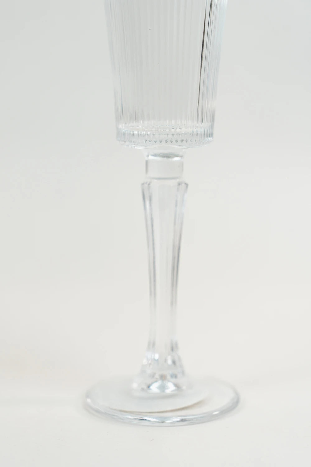 Copa de Champagne de Vidrio Estriado Perséfone Marley Harmony 200 ml – Espumantes y Brindis