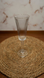 Copa de Champagne de Vidrio Estriado Perséfone Marley Harmony 200 ml – Espumantes y Brindis