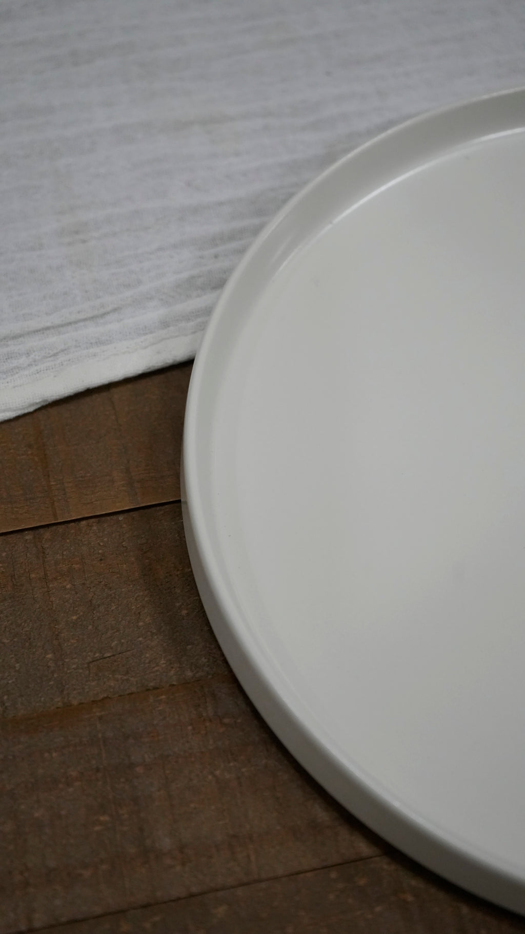 Plato de Mesa de Cerámica Blanco Nilo Marley Harmony – Vajilla Minimalista