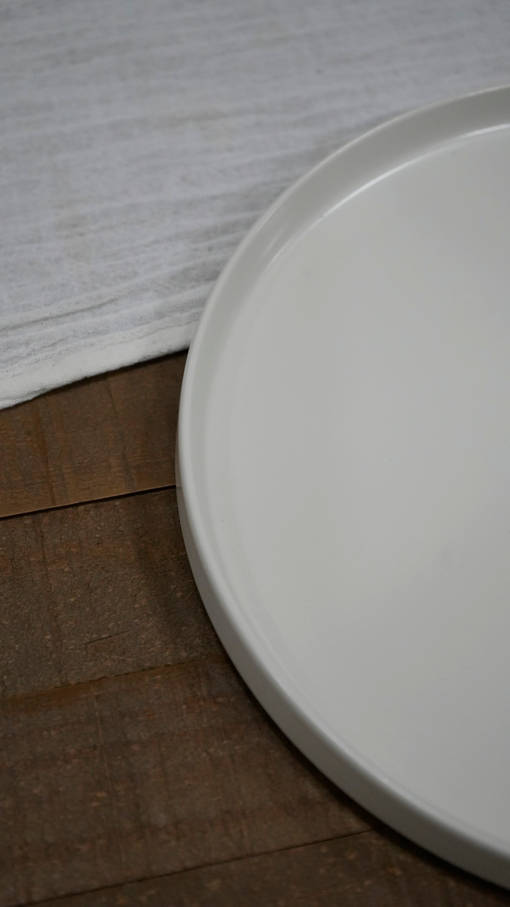 Plato de Mesa de Cerámica Blanco Nilo Marley Harmony – Vajilla Minimalista