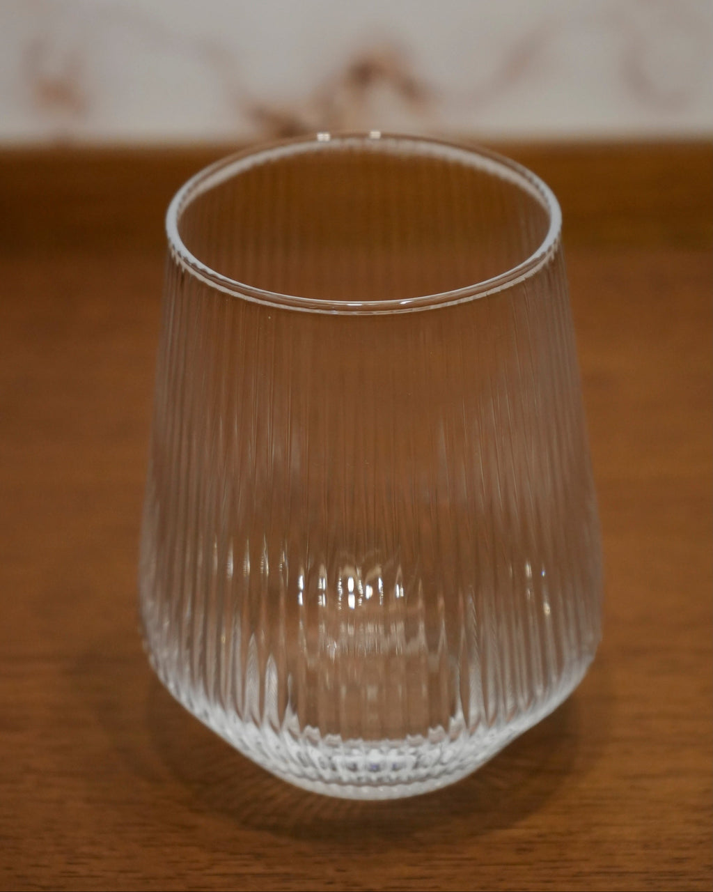 Copa de Vidrio Estriado Line Marley Harmony 300 ml – Vino, Agua y Cócteles