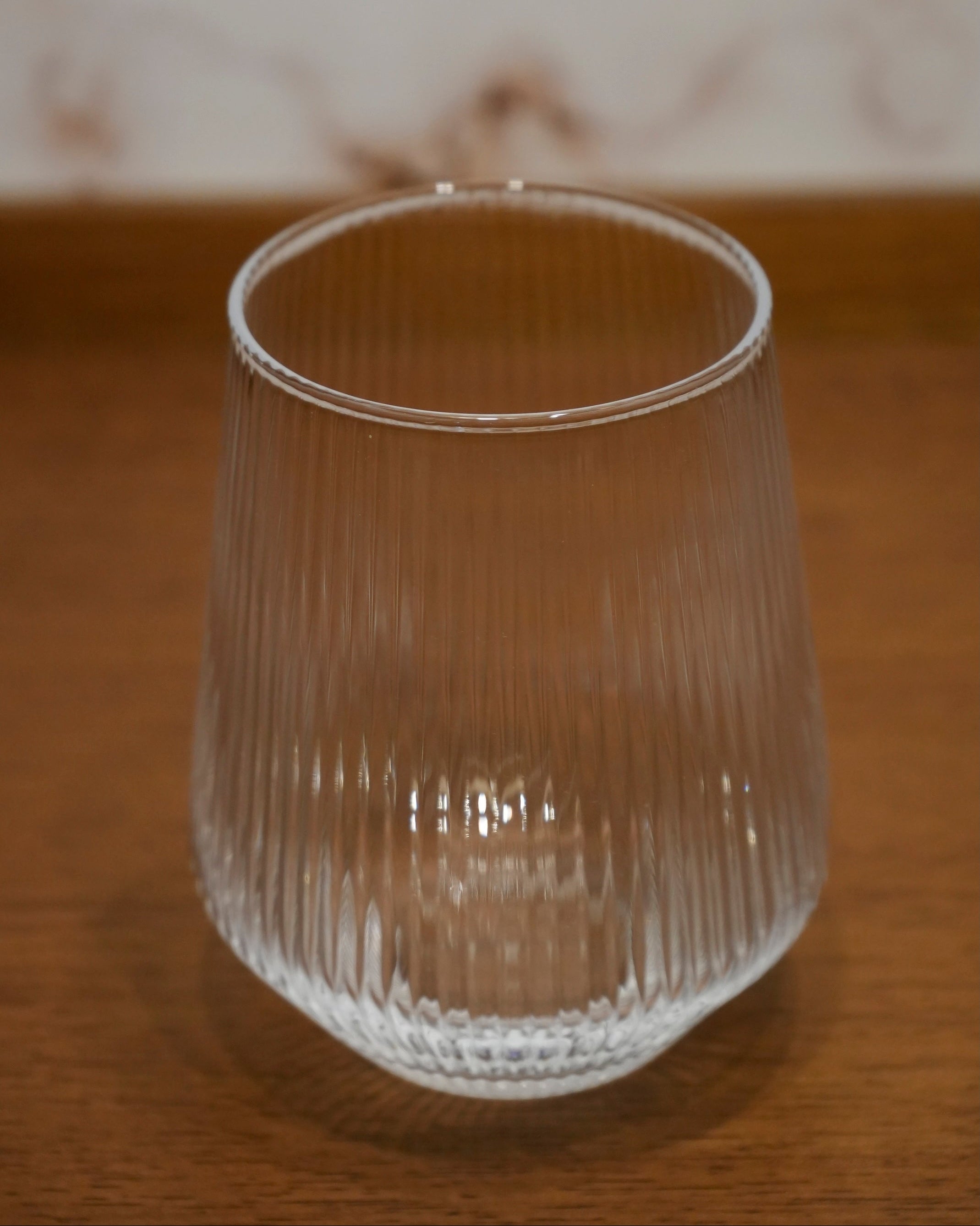 Copa de Vidrio Estriado Line Marley Harmony 300 ml – Vino, Agua y Cócteles