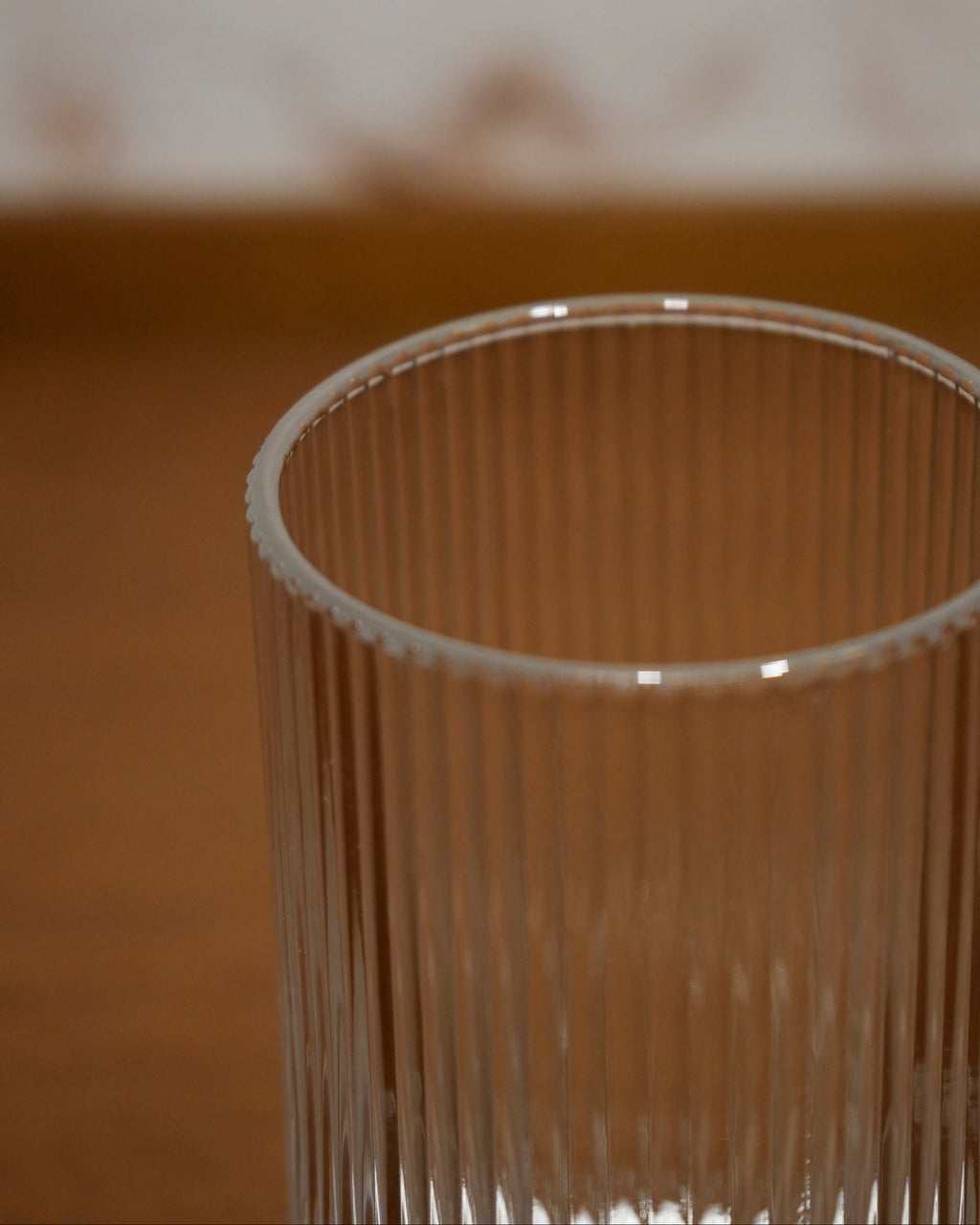 Vaso de Vidrio Alto Estriado Line Marley Harmony 350 ml – Agua, Jugos y Cócteles