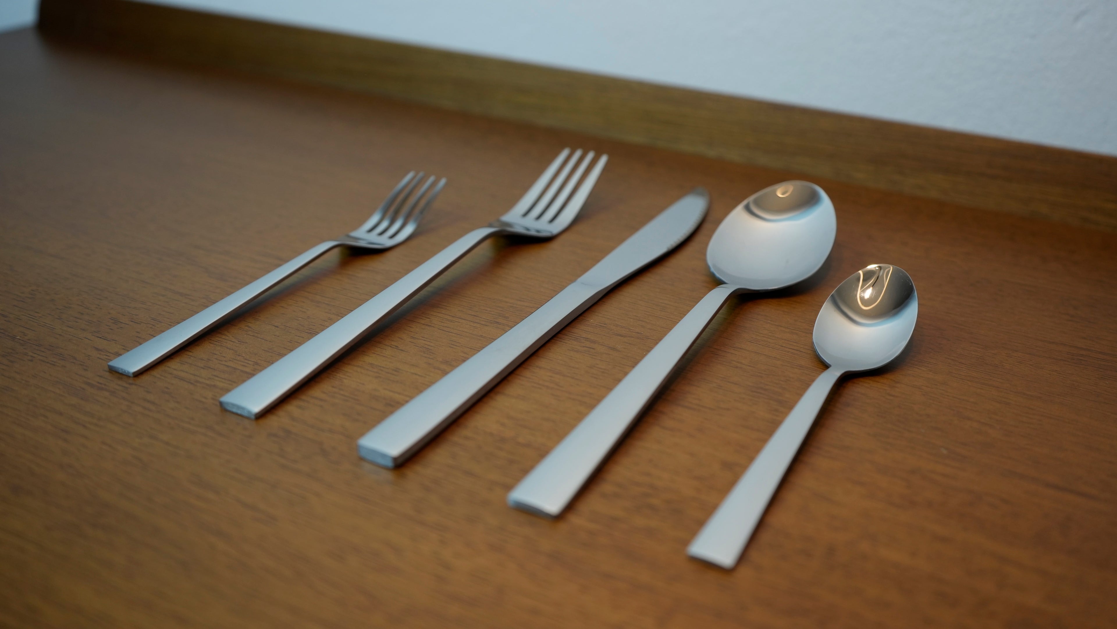 Set de Cubiertos de Acero Inoxidable 5 Piezas Marley Harmony – Cuchara, Tenedor y Cuchillo