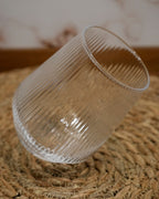 Copa de Vidrio Estriado Line Marley Harmony 300 ml – Vino, Agua y Cócteles