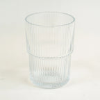 Vaso de Vidrio Bajo Estriado Line Marley Harmony 280 ml – Agua, Whisky y Cócteles