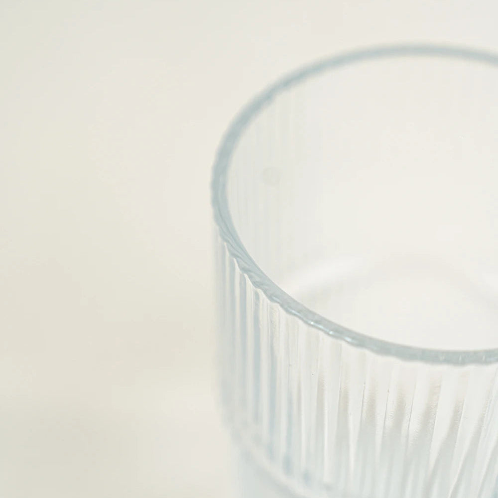 Vaso de Vidrio Bajo Estriado Line Marley Harmony 280 ml – Agua, Whisky y Cócteles